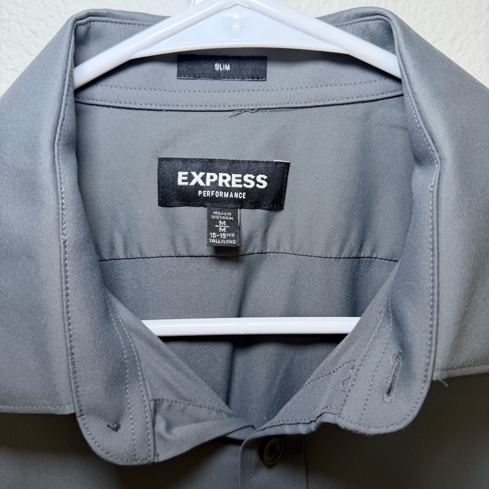 Express Performance Button Up Tall Medium - image 3